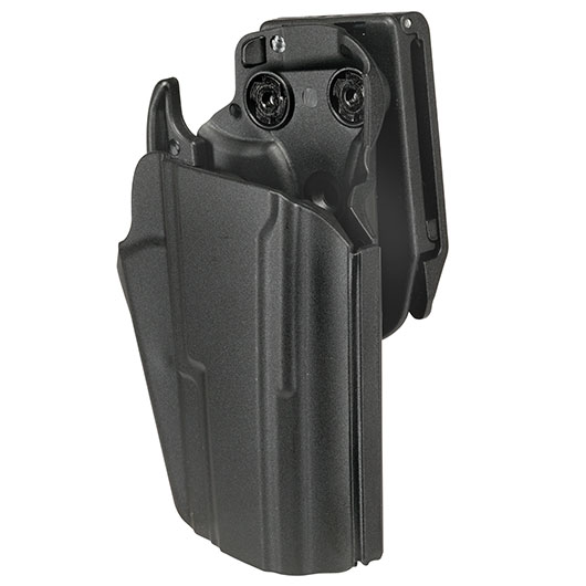 WoSport Universal Type-C Holster Kunststoff m. Grtelhalter fr Pistolen rechts schwarz Bild 7