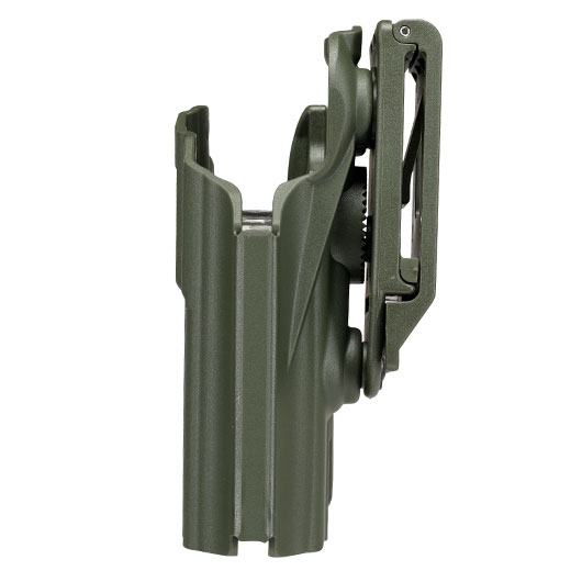 WoSport Universal Type-F Holster Kunststoff m. Grtelhalter fr Pistolen rechts oliv Bild 6