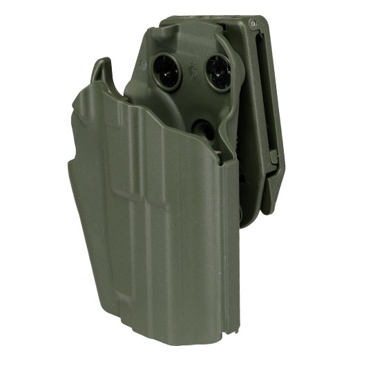 WoSport Universal Type-F Holster Kunststoff m. Grtelhalter fr Pistolen rechts oliv Bild 7