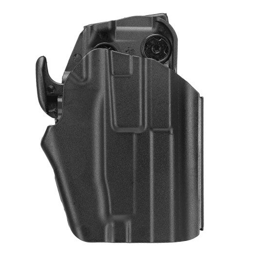 WoSport Universal Type-F Holster Kunststoff m. Grtelhalter fr Pistolen rechts schwarz