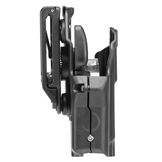 WoSport Universal Type-F Holster Kunststoff m. Grtelhalter fr Pistolen rechts schwarz Bild 2