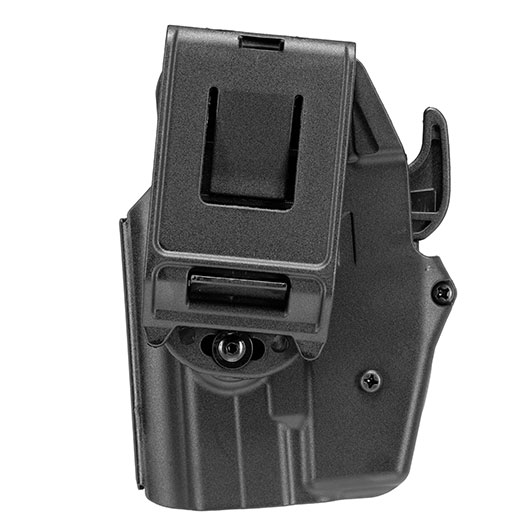 WoSport Universal Type-F Holster Kunststoff m. Grtelhalter fr Pistolen rechts schwarz Bild 4