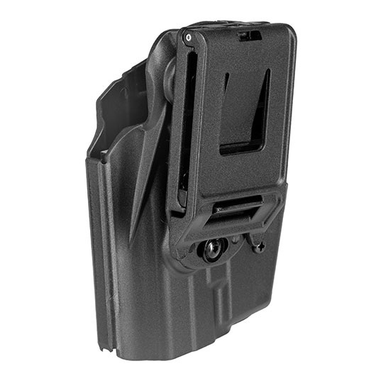 WoSport Universal Type-F Holster Kunststoff m. Grtelhalter fr Pistolen rechts schwarz Bild 5