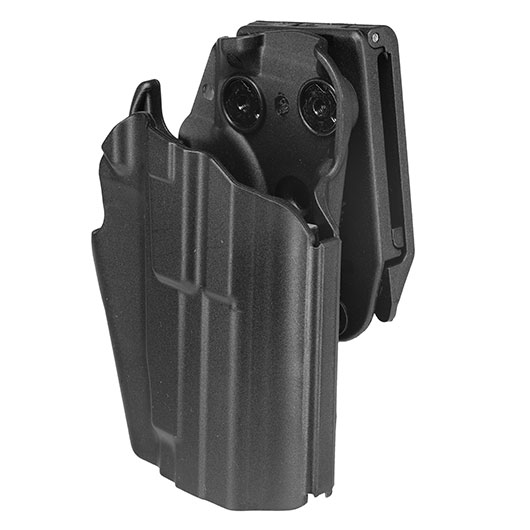 WoSport Universal Type-F Holster Kunststoff m. Grtelhalter fr Pistolen rechts schwarz Bild 7