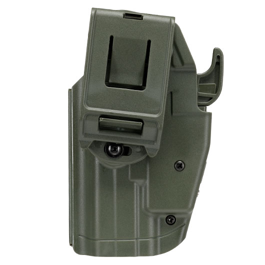 WoSport Universal Type-B Holster Kunststoff m. Grtelhalter fr Pistolen rechts oliv Bild 4