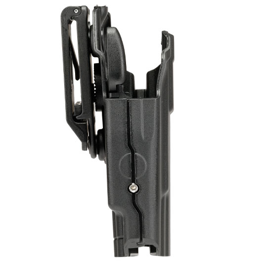 WoSport Universal Type-B Holster Kunststoff m. Grtelhalter fr Pistolen rechts schwarz Bild 2