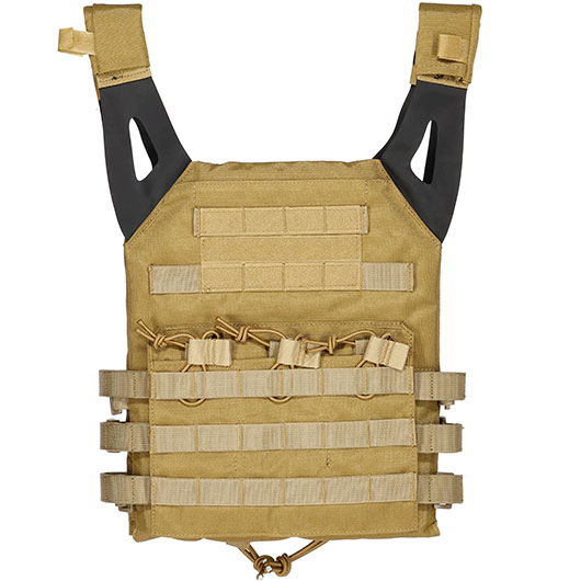 WoSport JPC-Style Plate Carrier Molle-Plattentrger Weste verstellbar tan