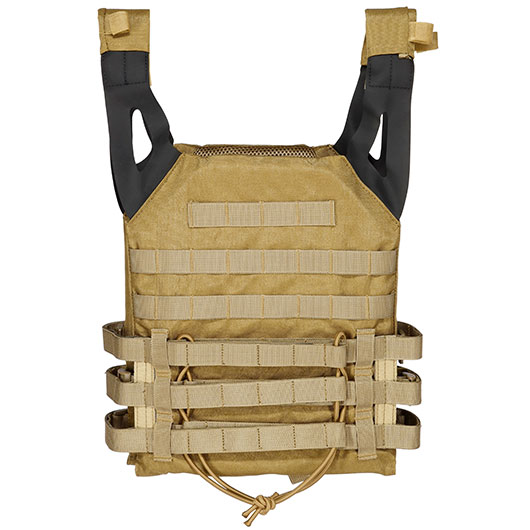 WoSport JPC-Style Plate Carrier Molle-Plattentrger Weste verstellbar tan Bild 1