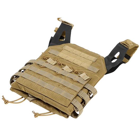 WoSport JPC-Style Plate Carrier Molle-Plattentrger Weste verstellbar tan Bild 2