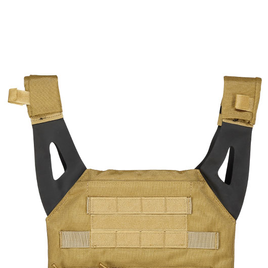 WoSport JPC-Style Plate Carrier Molle-Plattentrger Weste verstellbar tan Bild 3