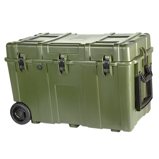 Munitionskiste oliv 34x13x19cm Transport Box Aufbewahrung Koffer abschließbar 