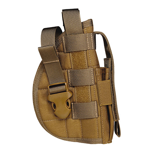 WoSport Universal Battlefield Elite Holster fr Pistolen Nylon-Fabric rechts tan