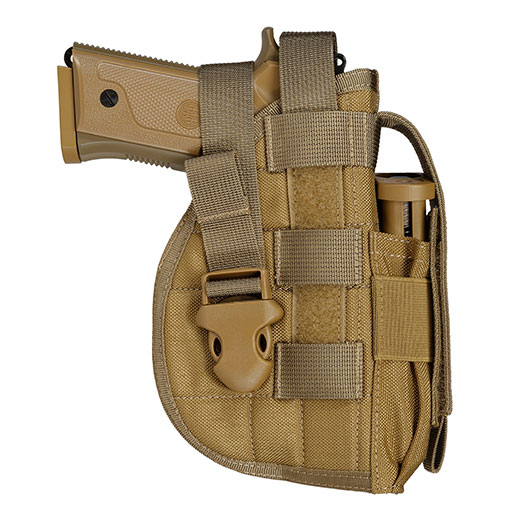 WoSport Universal Battlefield Elite Holster fr Pistolen Nylon-Fabric rechts tan Bild 4