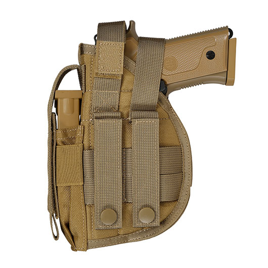 WoSport Universal Battlefield Elite Holster fr Pistolen Nylon-Fabric rechts tan Bild 5