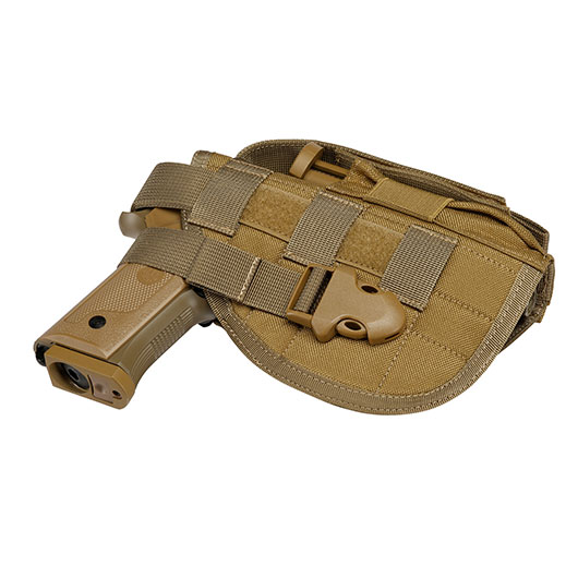 WoSport Universal Battlefield Elite Holster fr Pistolen Nylon-Fabric rechts tan Bild 8