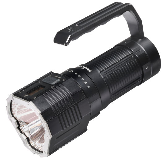 Fenix LED Handscheinwerfer LR60R mit Powerbankfunktion 21000 Lumen schwarz inkl. Akku, Ladekabel, Lanyard und Schultergurt