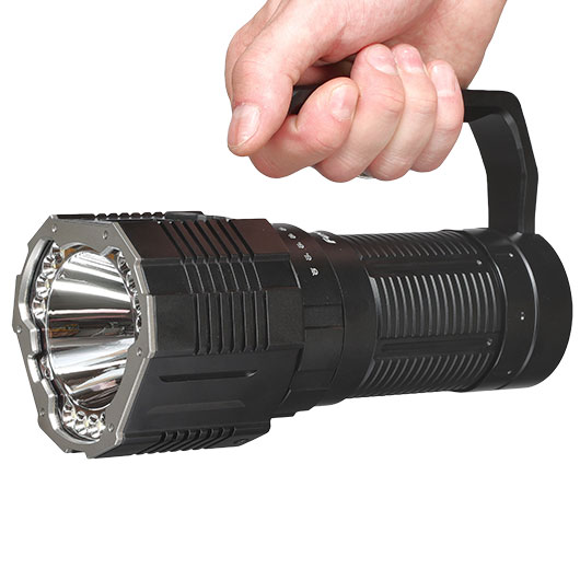 Fenix LED Handscheinwerfer LR60R mit Powerbankfunktion 21000 Lumen schwarz inkl. Akku, Ladekabel, Lanyard und Schultergurt Bild 3