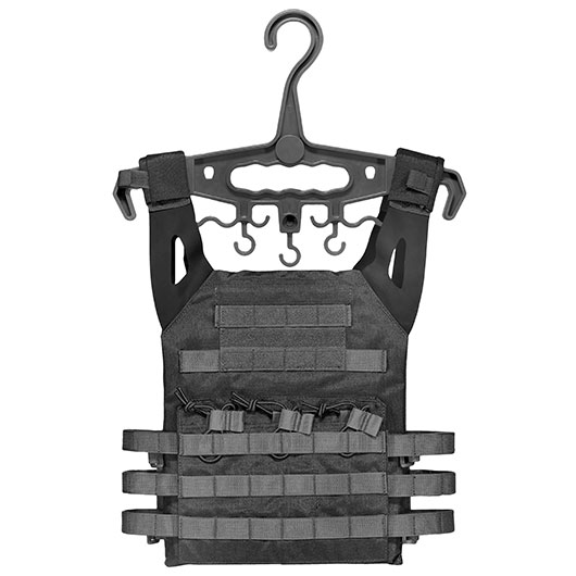 WoSport Tactical Hanger Kleiderbgel f. Einsatzwesten schwarz - Generation 2 Bild 2