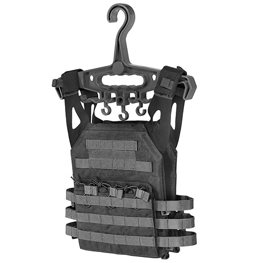WoSport Tactical Hanger Kleiderbgel f. Einsatzwesten schwarz - Generation 2 Bild 3