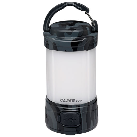 Fenix Campinglaterne CL26R Pro 650 Lumen grey camo mit Powerbankfunktion inkl. USB Ladekabel und Akku Bild 1