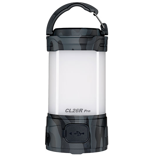 Fenix Campinglaterne CL26R Pro 650 Lumen grey camo mit Powerbankfunktion inkl. USB Ladekabel und Akku Bild 3