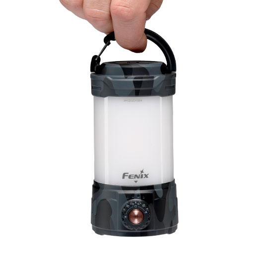 Fenix Campinglaterne CL26R Pro 650 Lumen grey camo mit Powerbankfunktion inkl. USB Ladekabel und Akku Bild 7