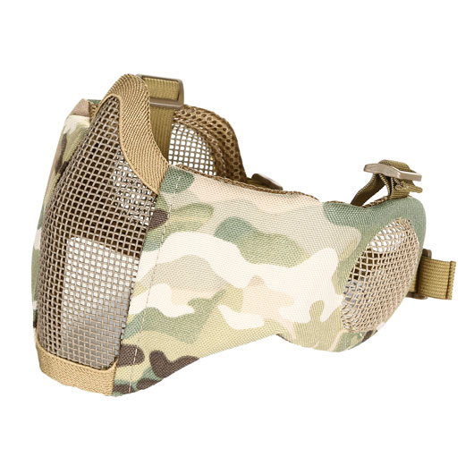 Nuprol Mesh Mask V3 Gittermaske Lower Face Shield mit Ohrabdeckung camo Bild 4