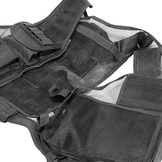 WoSport Tactical Mesh Weste / Law Enforcement Einsatzweste schwarz Bild 4