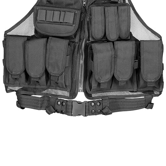 WoSport Tactical Mesh Weste / Law Enforcement Einsatzweste schwarz Bild 6