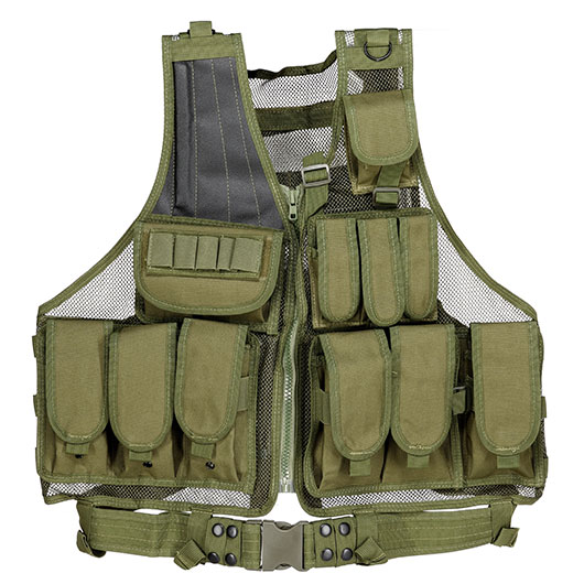 WoSport Tactical Mesh Weste / Law Enforcement Einsatzweste oliv