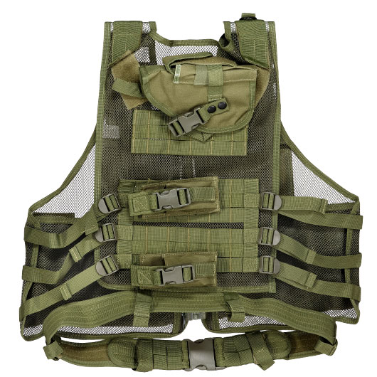 WoSport Tactical Mesh Weste / Law Enforcement Einsatzweste oliv Bild 1