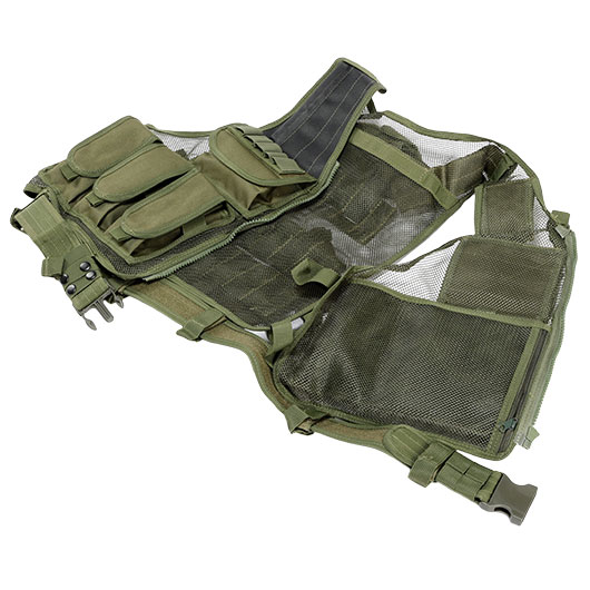 WoSport Tactical Mesh Weste / Law Enforcement Einsatzweste oliv Bild 3