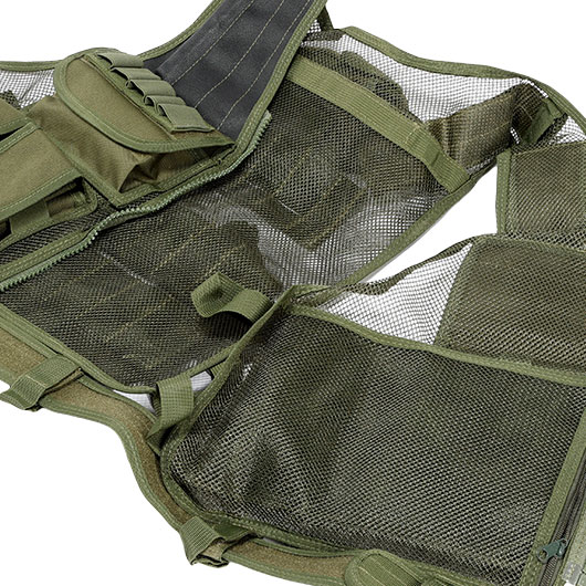 WoSport Tactical Mesh Weste / Law Enforcement Einsatzweste oliv Bild 4