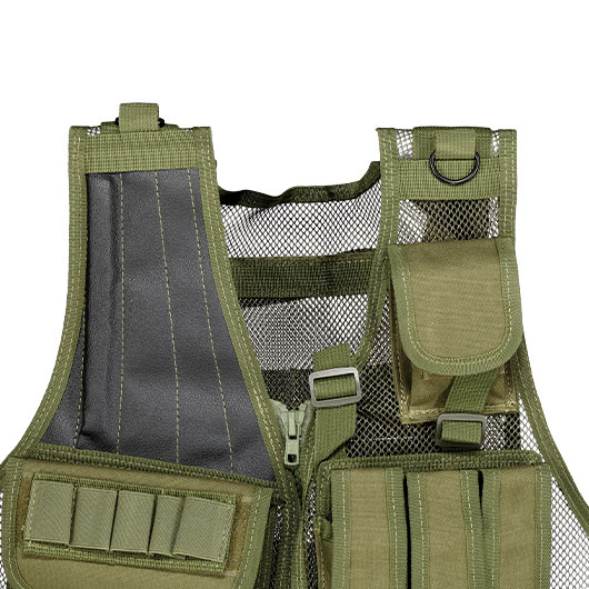 WoSport Tactical Mesh Weste / Law Enforcement Einsatzweste oliv Bild 5