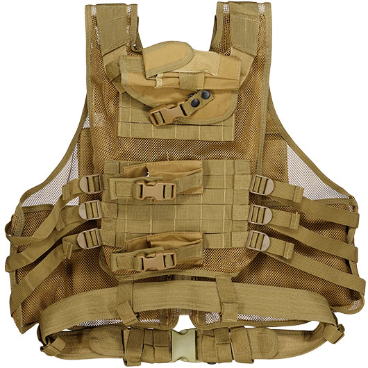 WoSport Tactical Mesh Weste / Law Enforcement Einsatzweste tan Bild 1