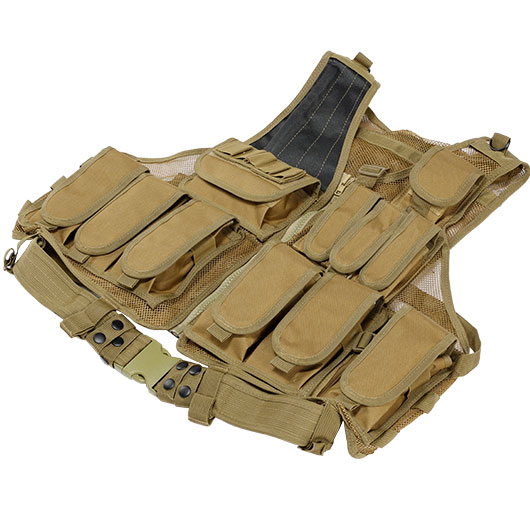 WoSport Tactical Mesh Weste / Law Enforcement Einsatzweste tan Bild 2