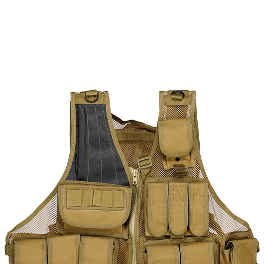 WoSport Tactical Mesh Weste / Law Enforcement Einsatzweste tan Bild 5