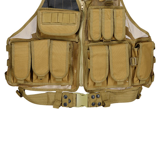 WoSport Tactical Mesh Weste / Law Enforcement Einsatzweste tan Bild 6