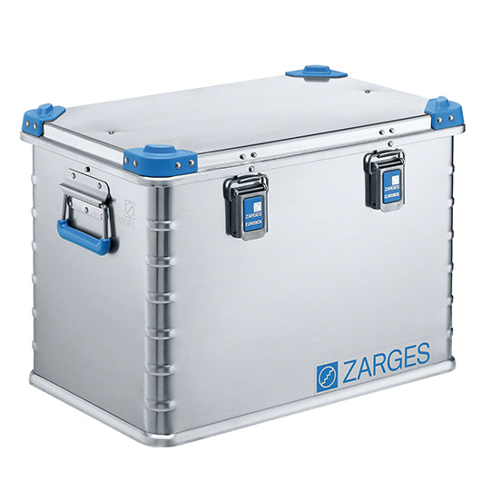Zarges Eurobox 73 Liter silber/blau hochfest korrosionsbestndig