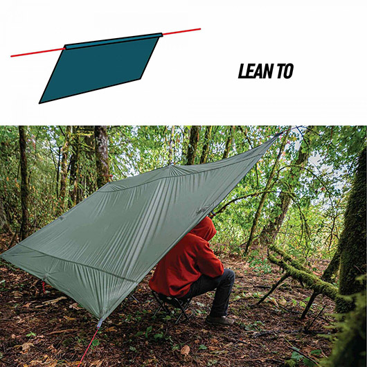Grand Trunk Moab All-in-one Shelter Hammock grn inkl. Aluminiumheringe und Transportbeutel Bild 5