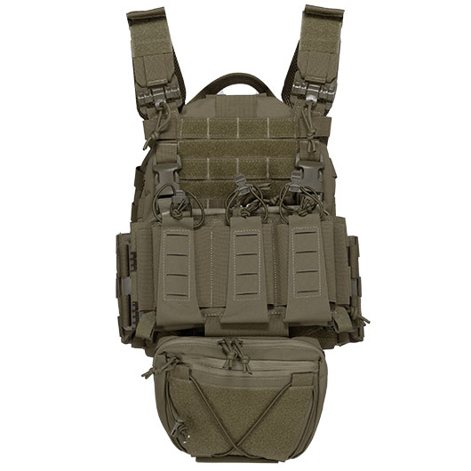 WoSport ARC-Style Tactical Plate Carrier Molle-Plattentrger Weste verstellbar Ranger Green