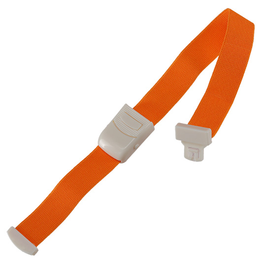 Barbaric Tourniquet mit Schnalle 2,5 x 40 cm orange Bild 2