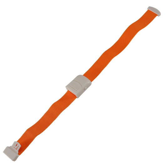 Barbaric Tourniquet mit Schnalle 2,5 x 40 cm orange Bild 3
