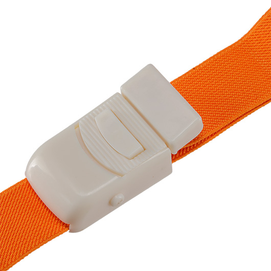 Barbaric Tourniquet mit Schnalle 2,5 x 40 cm orange Bild 4