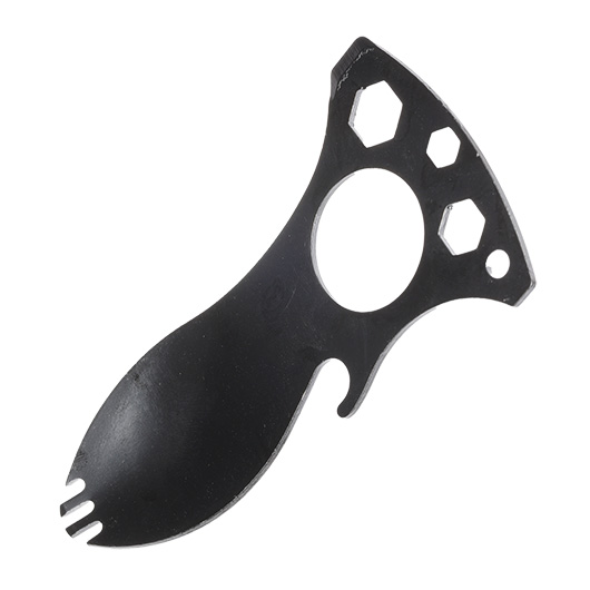 Barbaric Multitool mit Karabinerhaken schwarz Bild 1