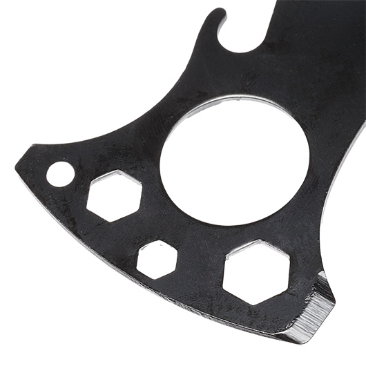 Barbaric Multitool mit Karabinerhaken schwarz Bild 4