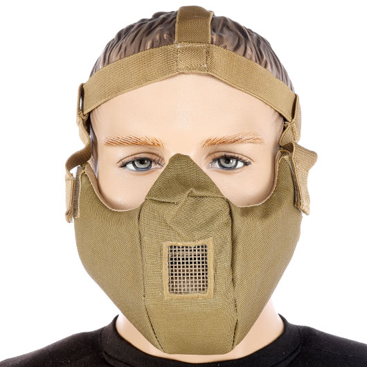 WoSport V5 Conqueror Lightweight 1000D Airsoft-Halbmaske Lower-Face tan Bild 1