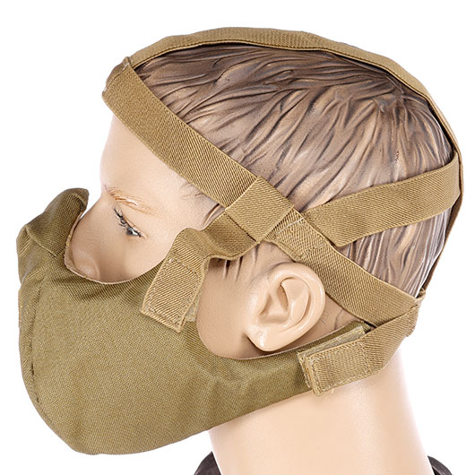WoSport V5 Conqueror Lightweight 1000D Airsoft-Halbmaske Lower-Face tan Bild 2