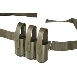 VFC XM651E1 40mm CS Granaten Nylon 6-fach Bandolier f. XM148 / M79 / M203 Reproduktion oliv Bild 4