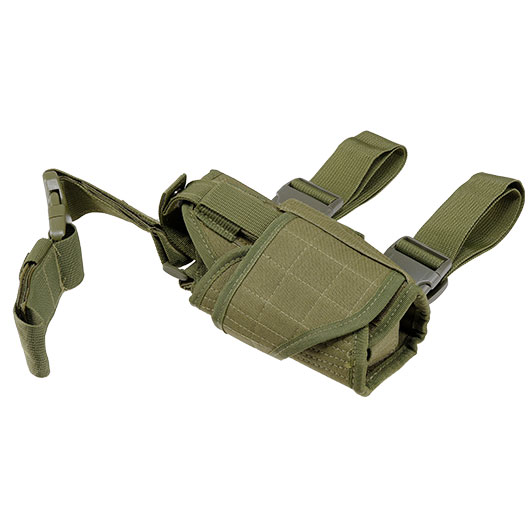 WoSport Universal Tactical Beinholster fr Pistole und Ersatzmagazin Nylon-Fabric rechts oliv Bild 6
